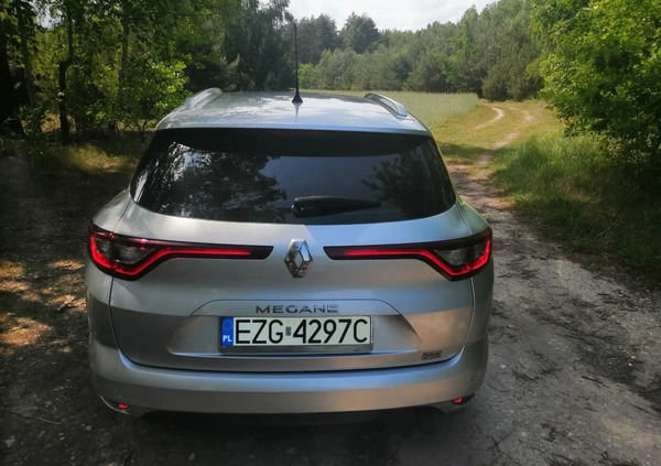 Renault Megane cena 42800 przebieg: 115000, rok produkcji 2017 z Zgierz małe 497